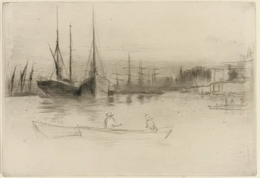 Dampfschiffe vor dem Tower, 1875
